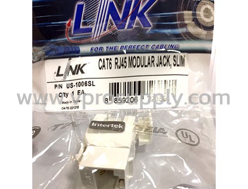 ปลั๊กแลนด์ cat 6 ตัวเมีย US-1006SL Link