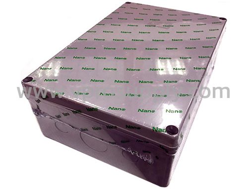 กล่องกันน้ำ PVC 8 X 12  T-207 เทา Nano