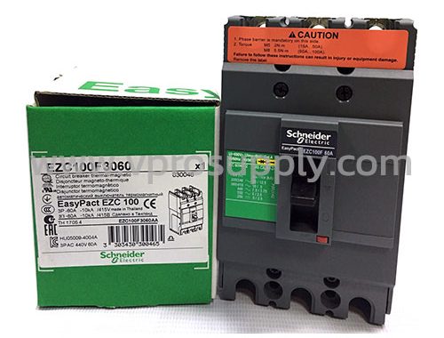 เบรกเกอร์ 3P EZC100F3060  10KA สแคร์วดี