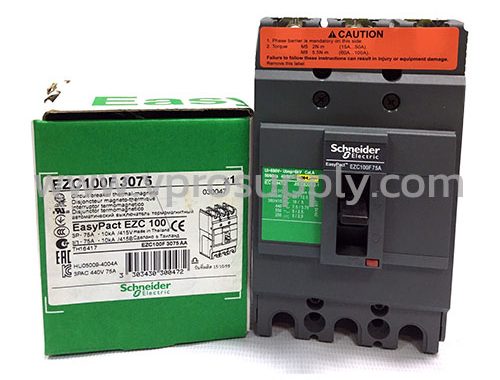 เบรกเกอร์ 3P EZC100F3075  10KA สแคร์วดี