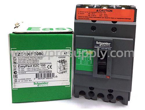 เบรกเกอร์ 3P EZC100F3080  10KA สแคร์วดี